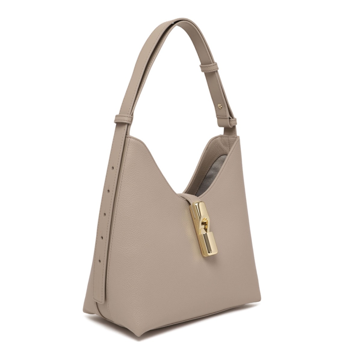 Linen Leather Shoulder Bag