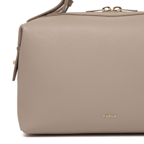 Linen Double Boston Bag