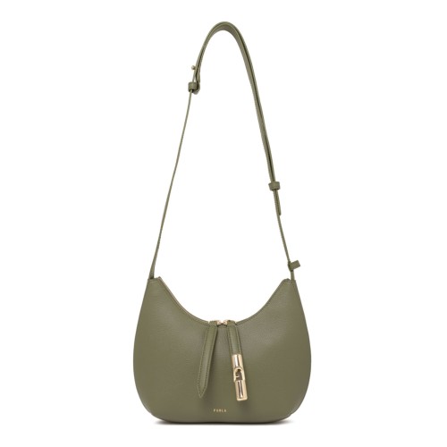 Avocado Leather Hobo Bag
