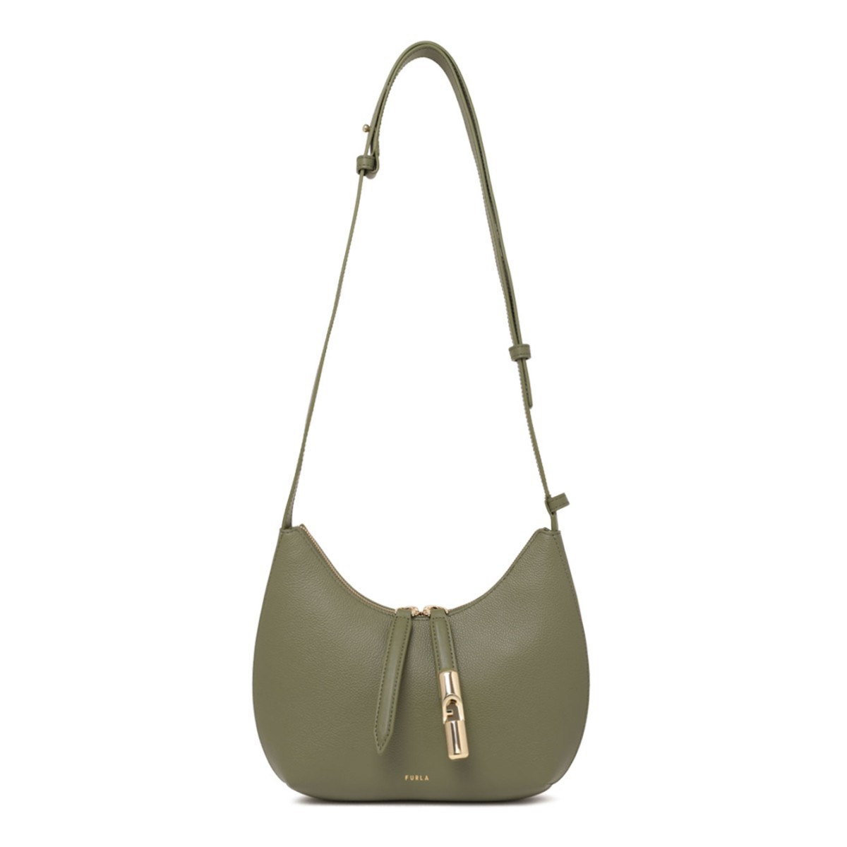 Avocado Leather Hobo Bag