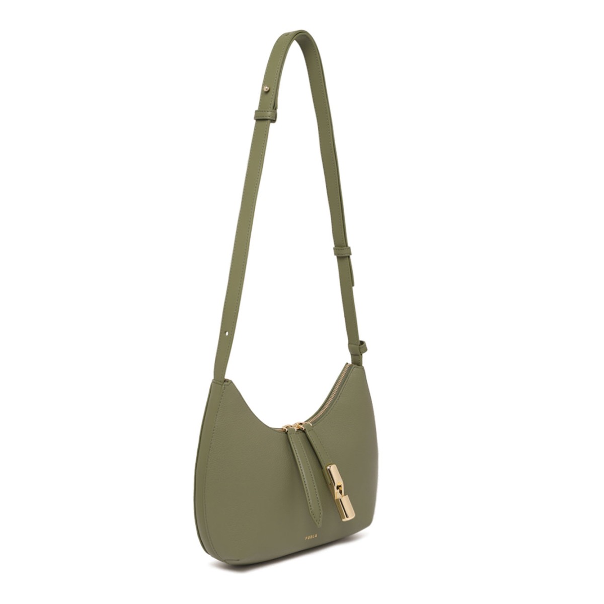 Avocado Leather Hobo Bag