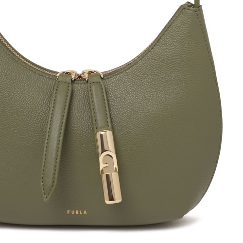 Avocado Leather Hobo Bag