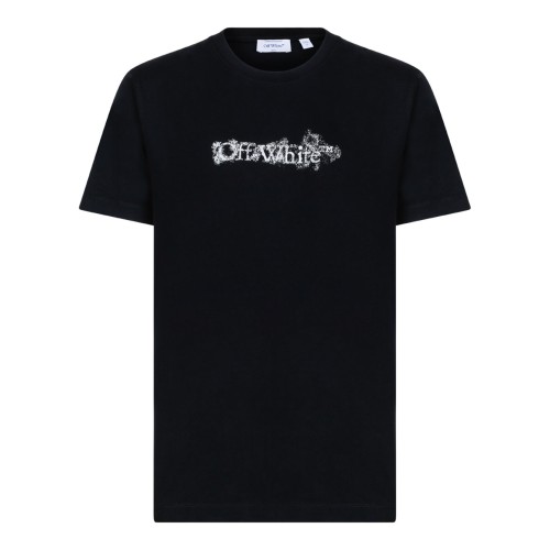 Black Heraldic Arrow Cotton T-Shirt