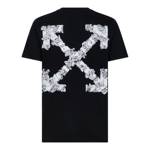 Black Heraldic Arrow Cotton T-Shirt 2