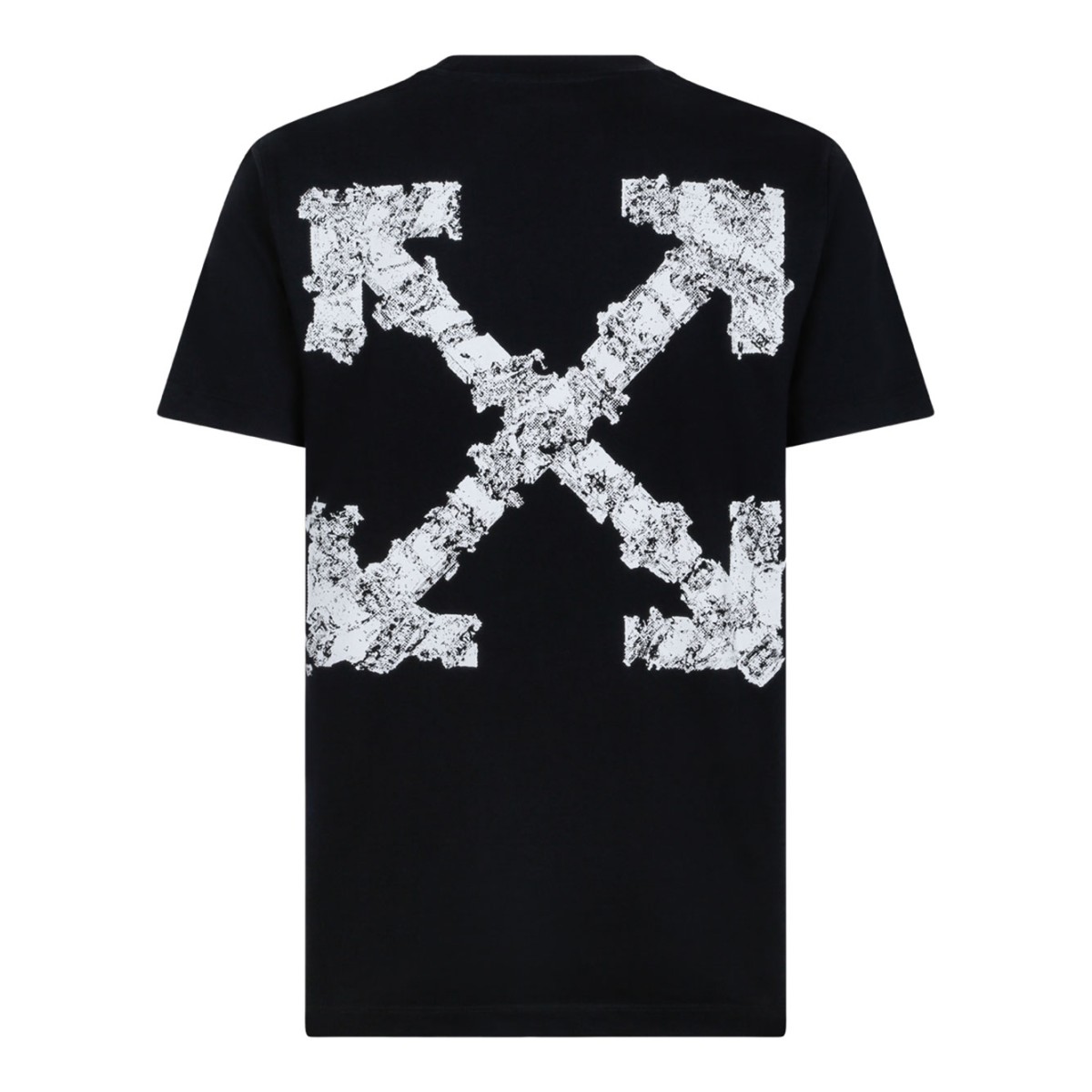 Black Heraldic Arrow Cotton T-Shirt