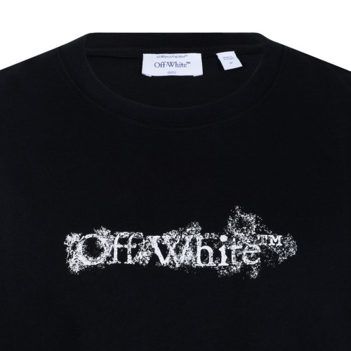 Black Heraldic Arrow Cotton T-Shirt