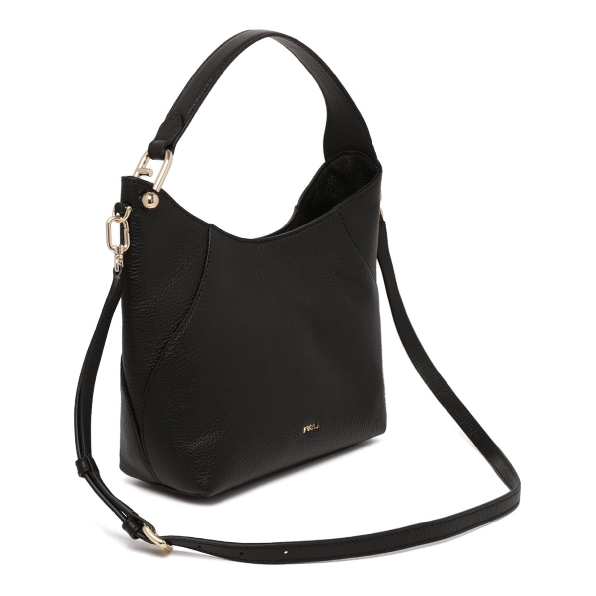 Black Lara Shoulder Bag S