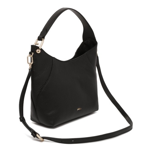 Black Lara Shoulder Bag S