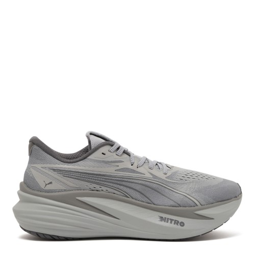 Grey Performance Running Shoes In Technical Mesh