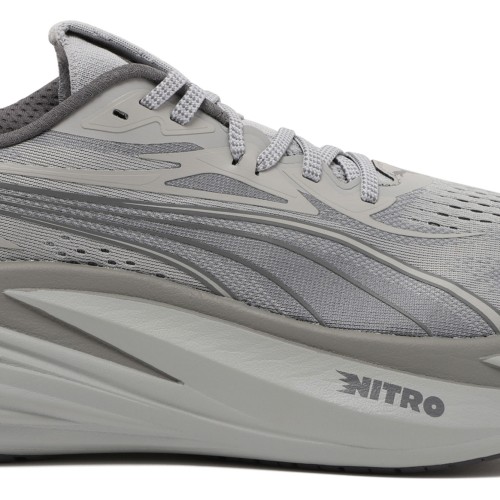Grey Performance Running Shoes In Technical Mesh