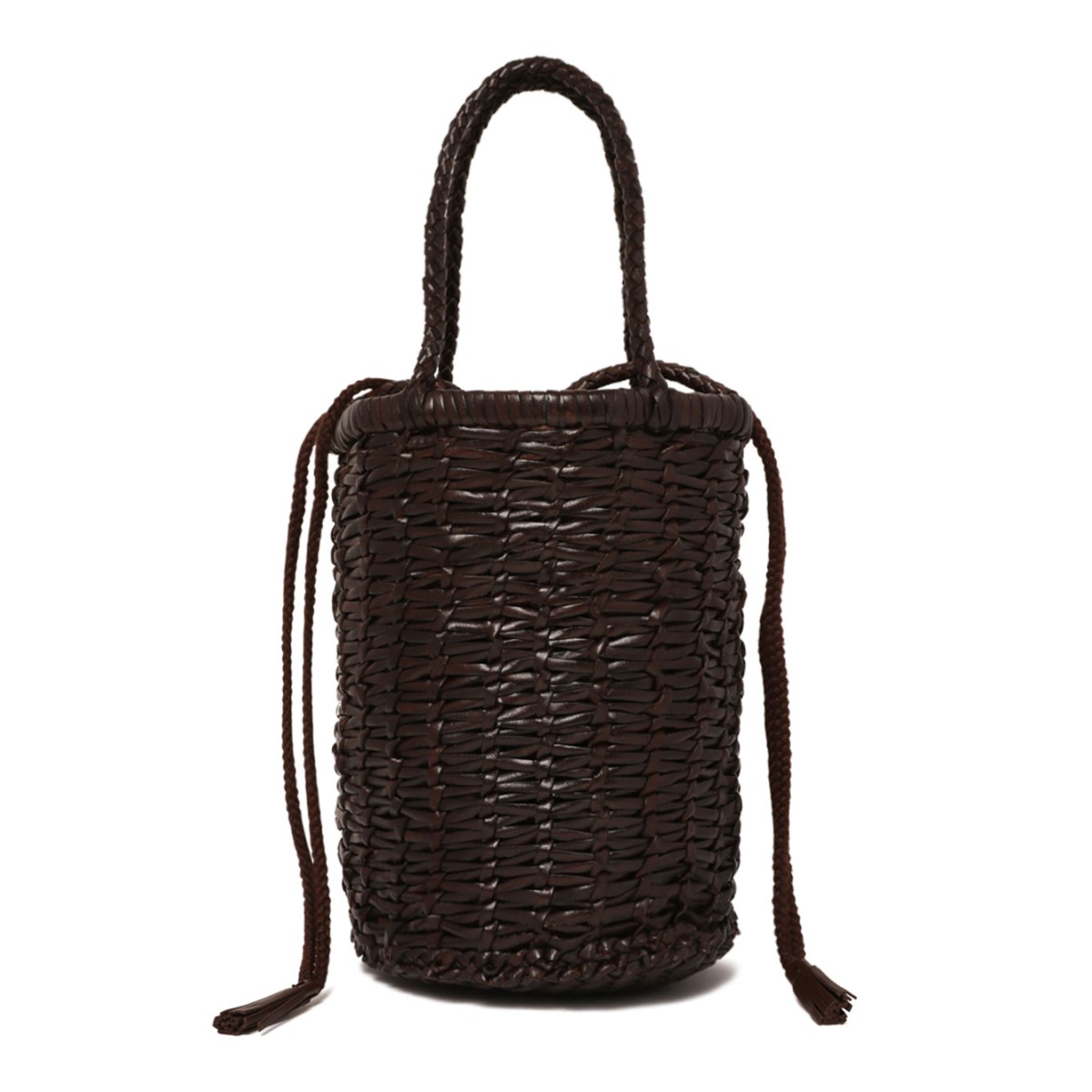Dark Brown Lina Mini Bucket Bag