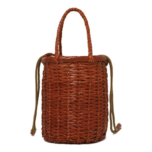 Tan Lina Mini Bucket Bag 2