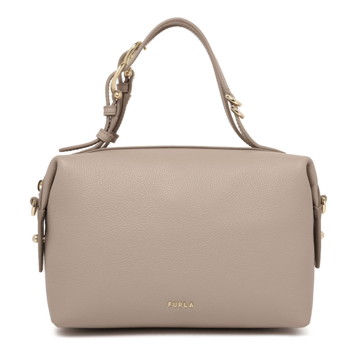 Linen Double Boston Bag