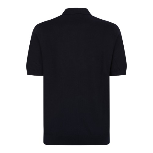 Black Cotton Polo Shirt 2