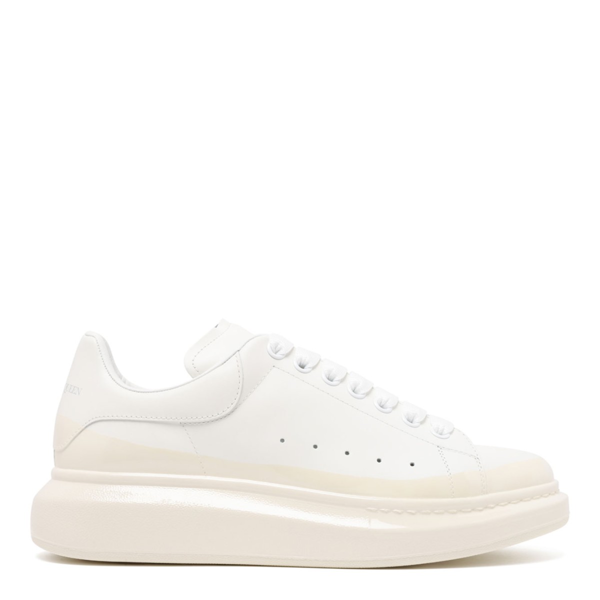 White Leather Oversized Sneaker