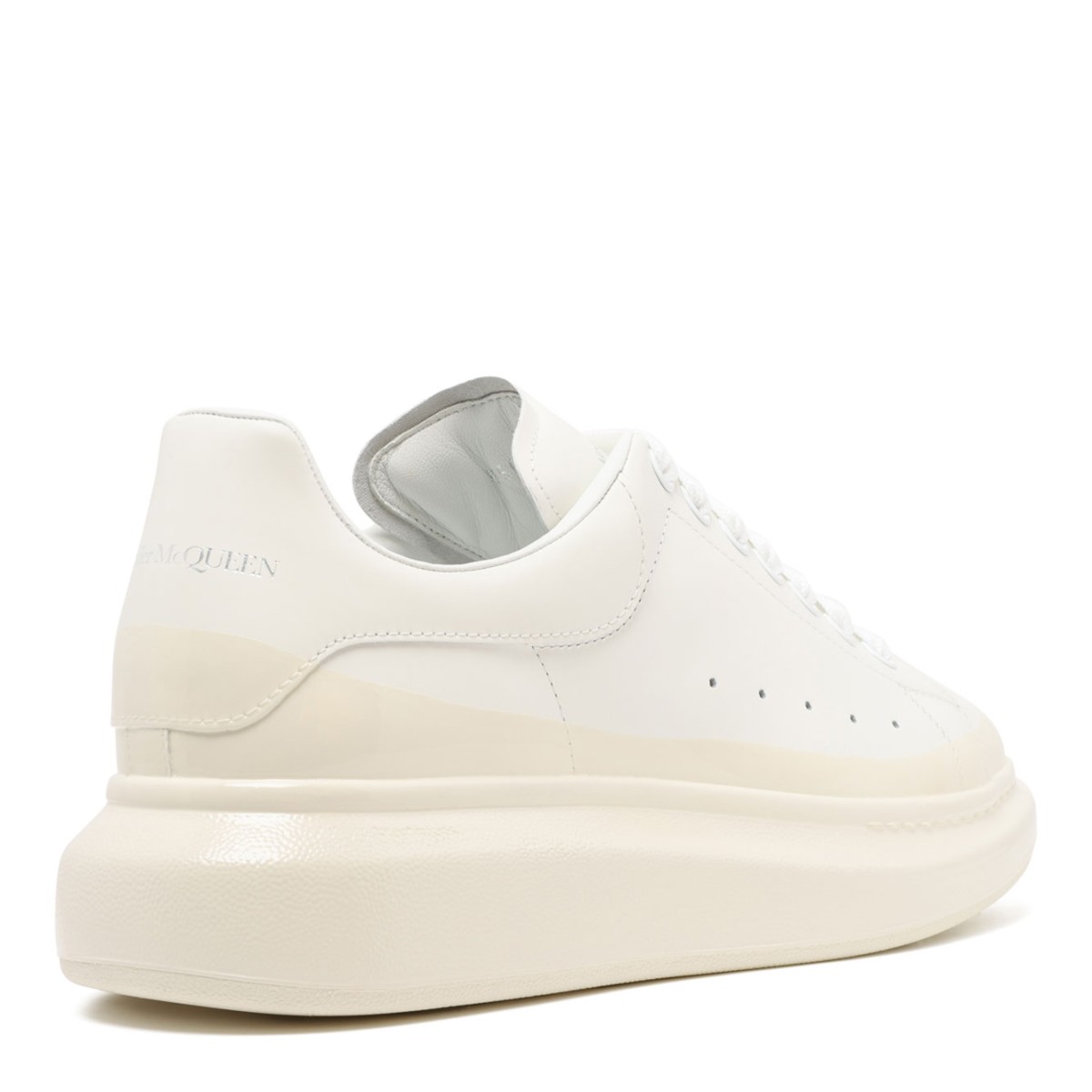 White Leather Oversized Sneaker
