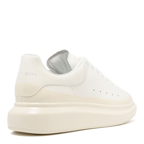 White Leather Oversized Sneaker
