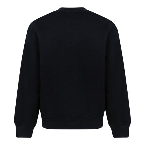 Black Fox Head Cotton Sweatshirt