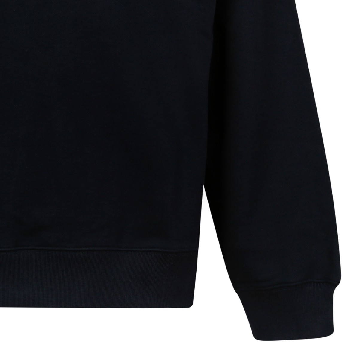 Black Fox Head Cotton Sweatshirt