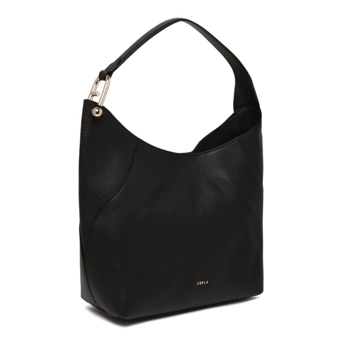 Black Lara Shoulder Bag M