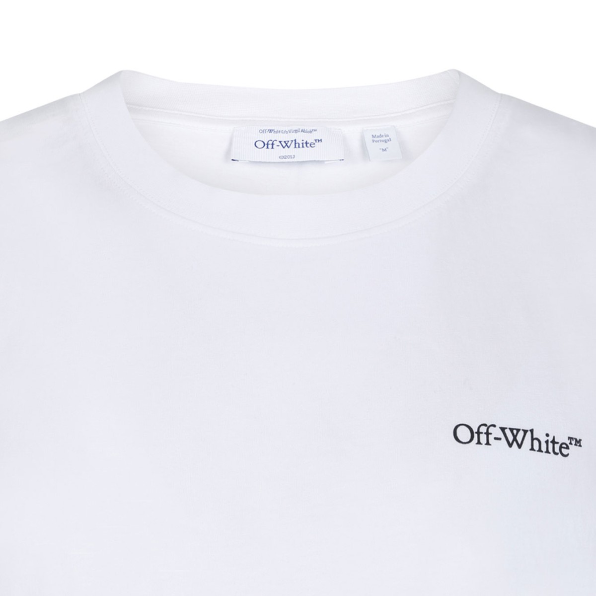 White Heraldic Arrow Cotton T-Shirt