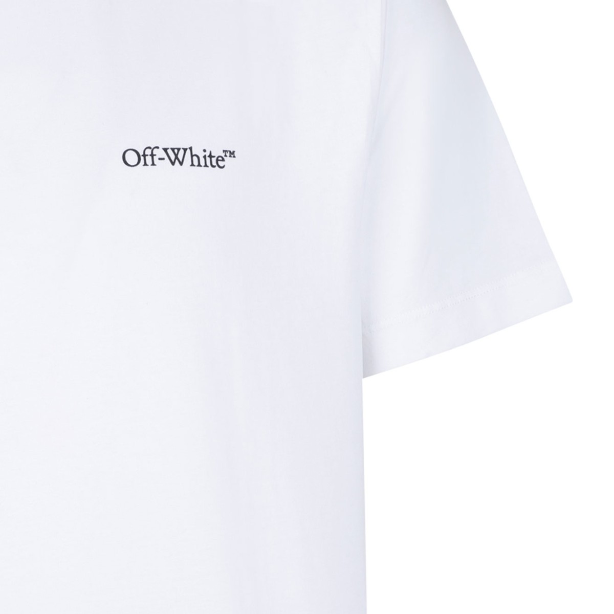 White Heraldic Arrow Cotton T-Shirt