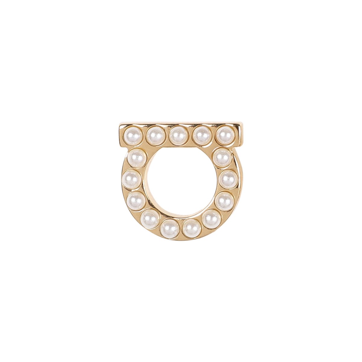 Gold Tone Gancio Earrings
