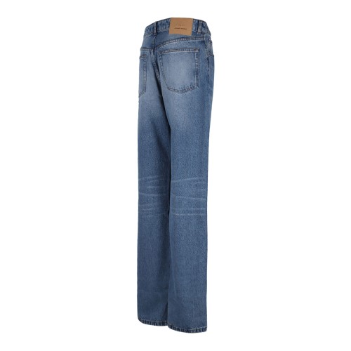 Blue Wide Leg Jeans