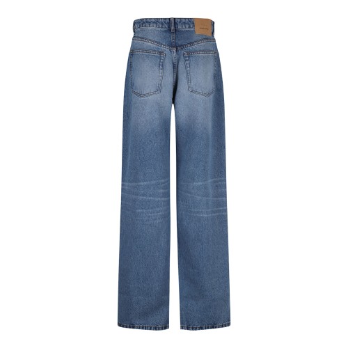 Blue Wide Leg Jeans