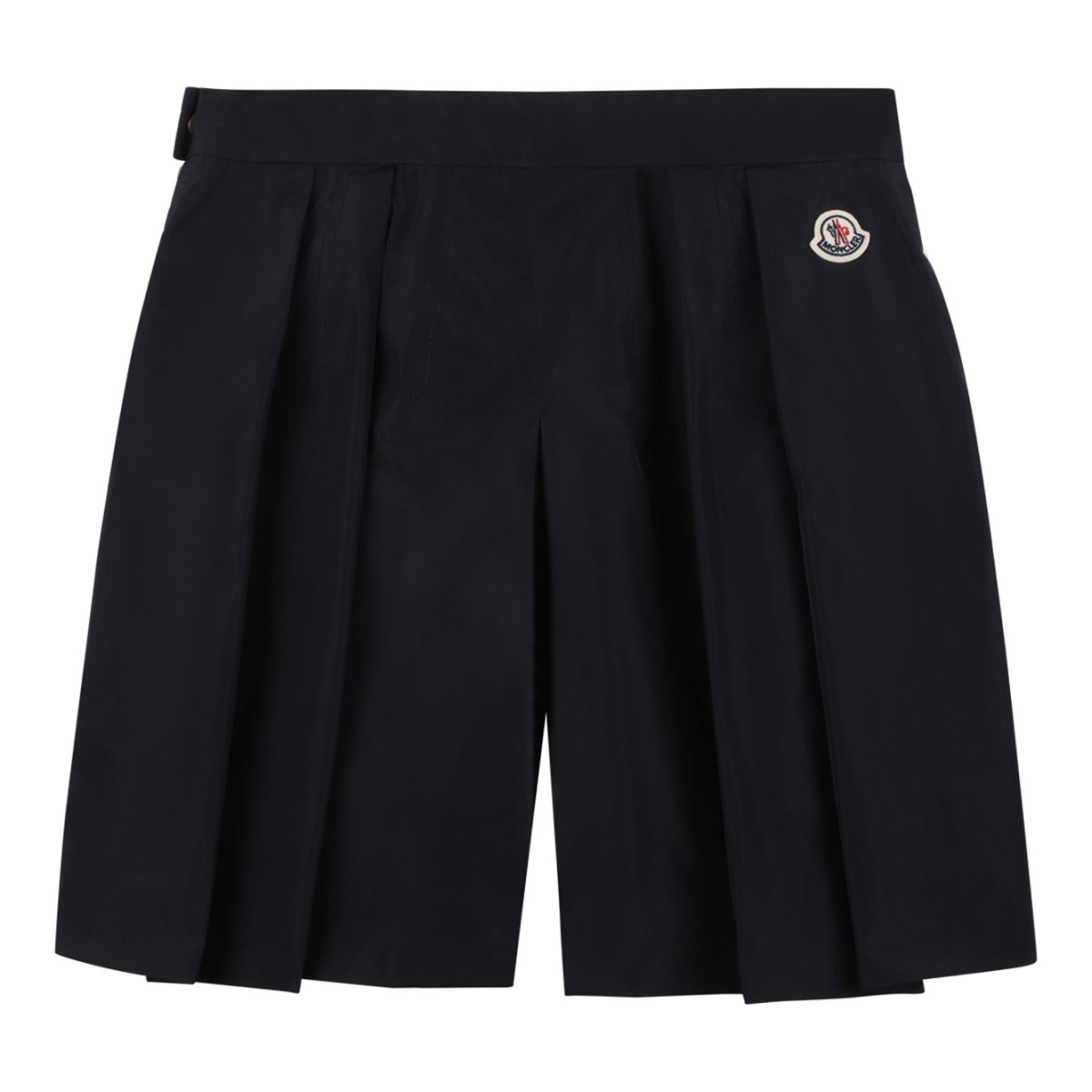 Navy Blue Pincer Wide Shorts