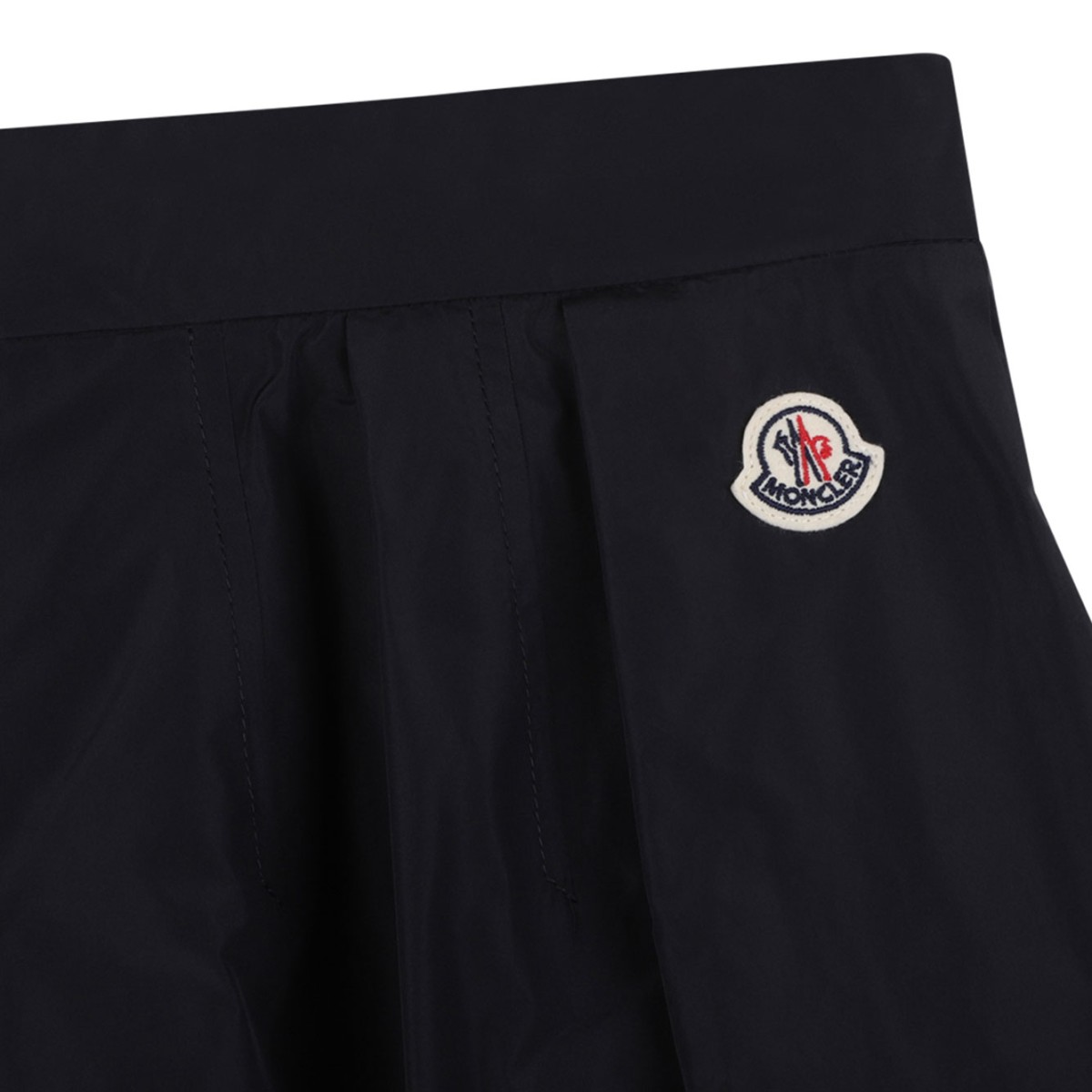 Navy Blue Pincer Wide Shorts