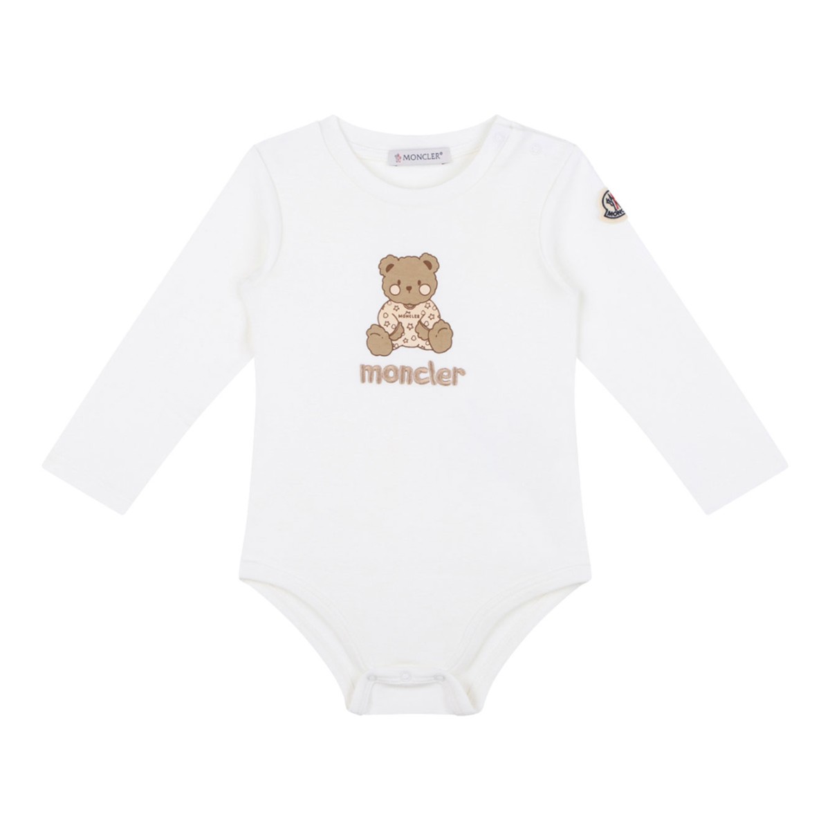 Ivory Cotton Bodysuit And Bib Set