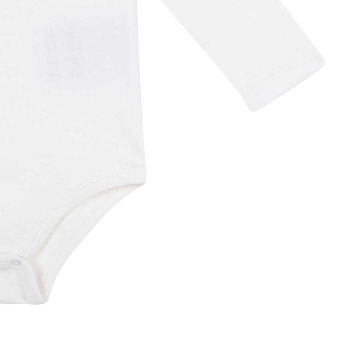 Ivory Cotton Bodysuit And Bib Set