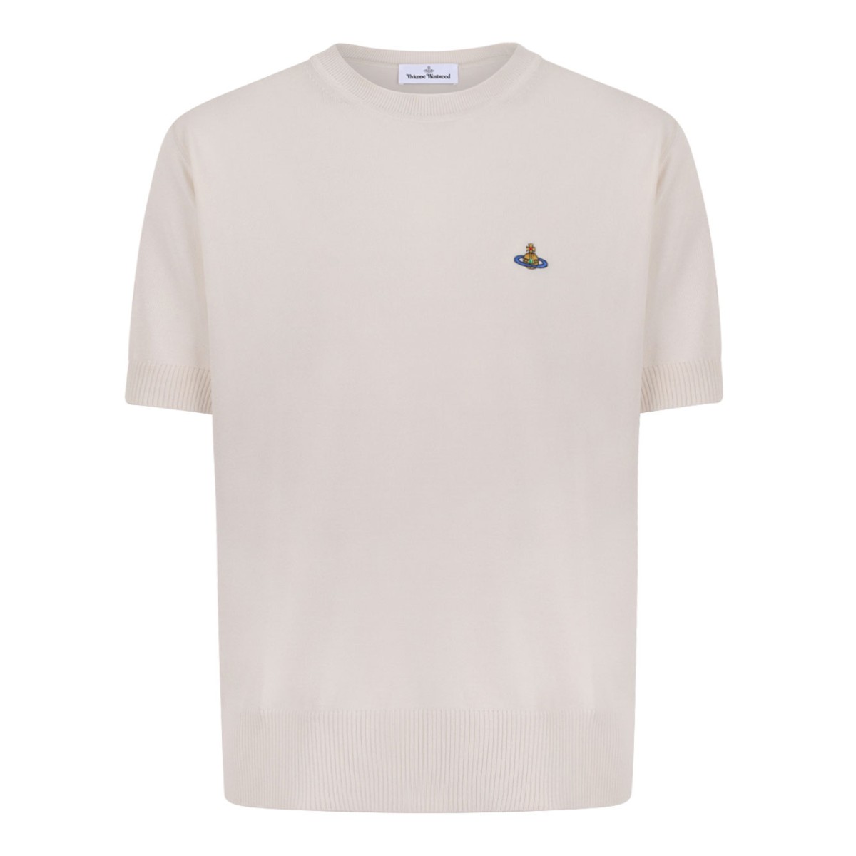 Cream Cotton Alex T-Shirt