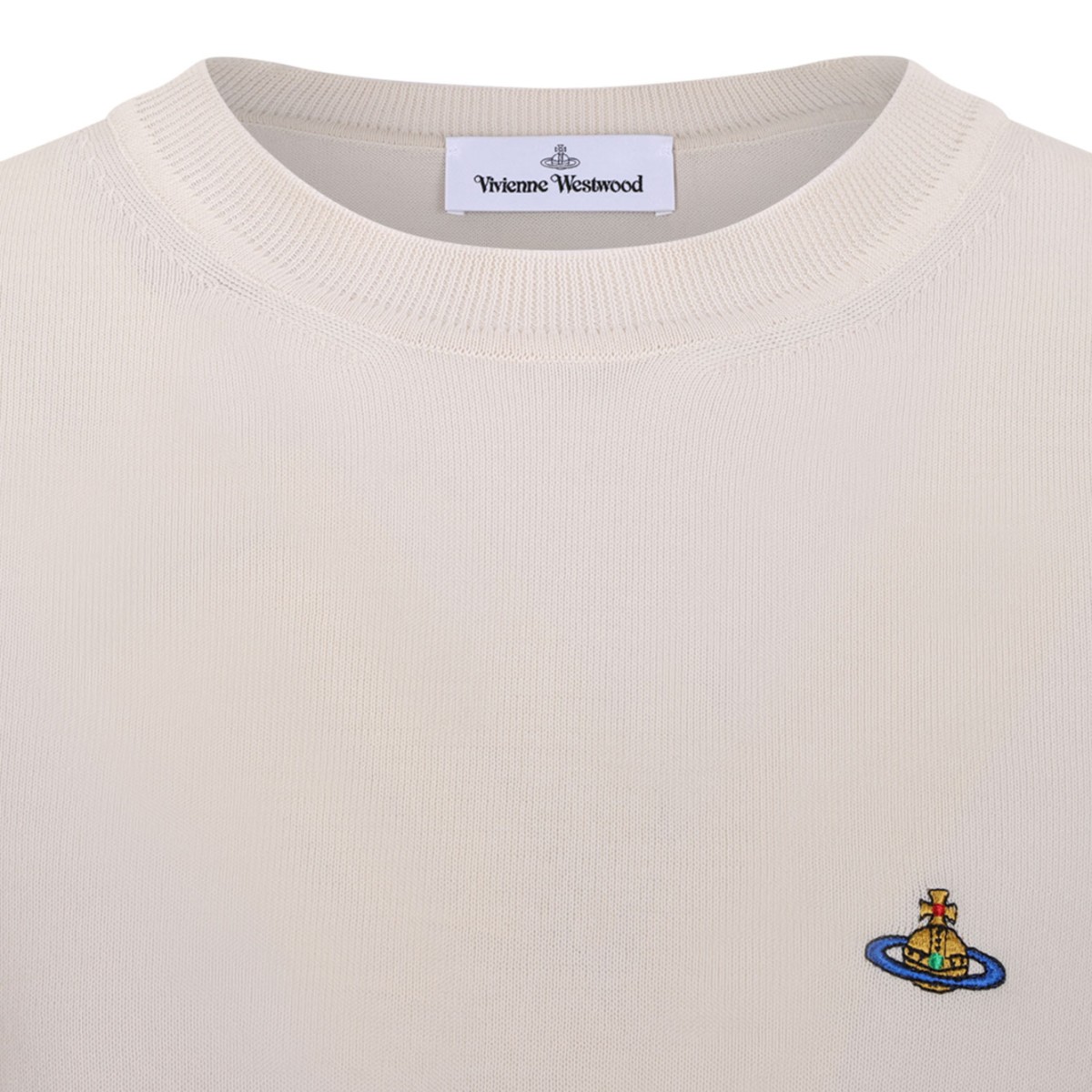 Cream Cotton Alex T-Shirt