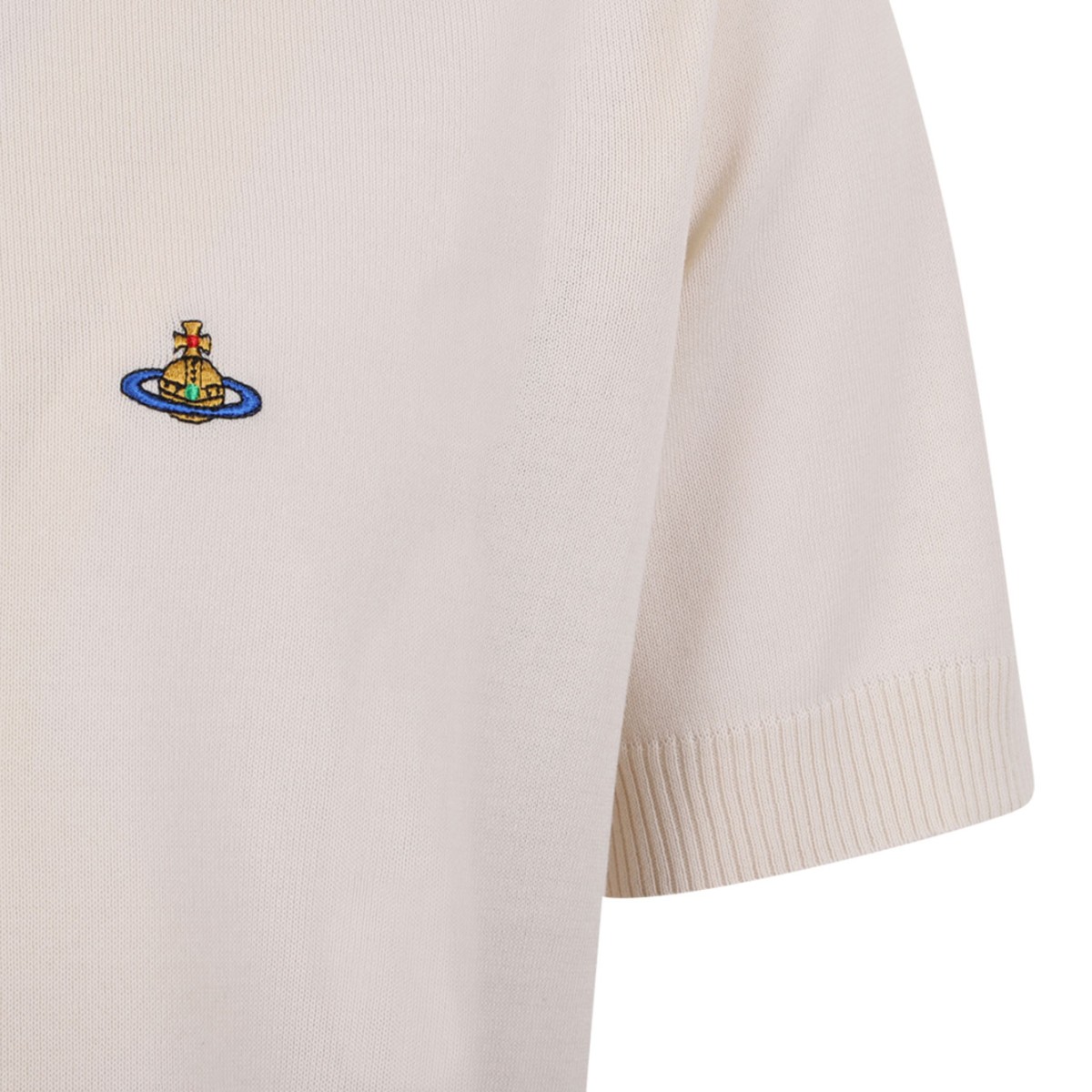 Cream Cotton Alex T-Shirt