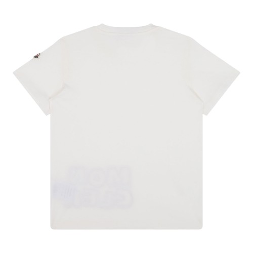 White Cotton T-shirt With Logo 2