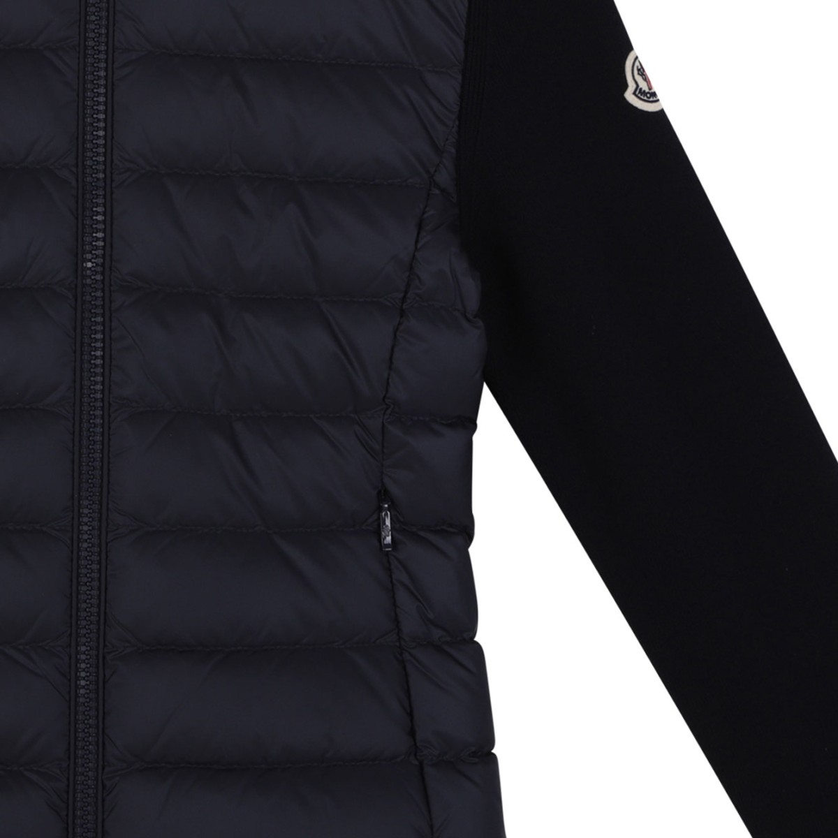 Navy Hybrid Down Jacket