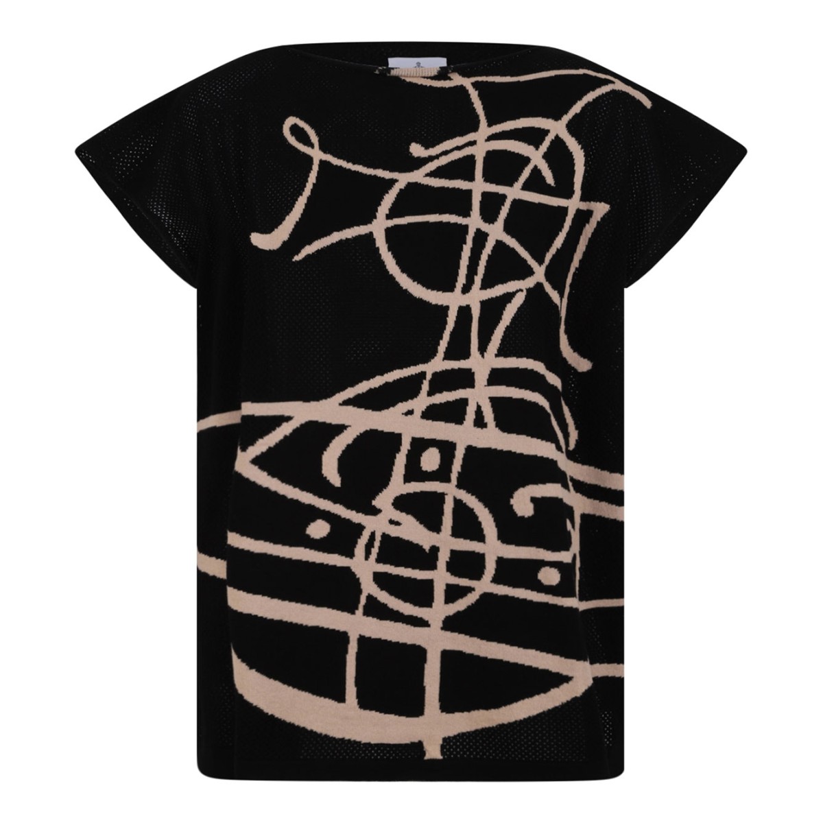 Black Beach Top Graffiti Orb