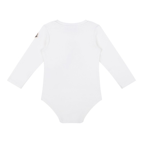 White Cotton Bodysuit And Bib Set