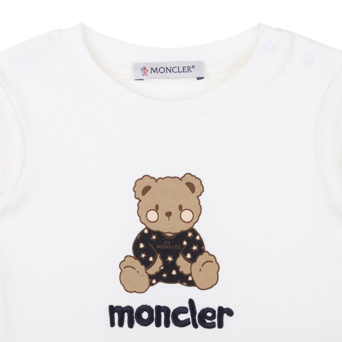 White Cotton Bodysuit And Bib Set