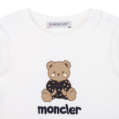 White Cotton Bodysuit And Bib Set