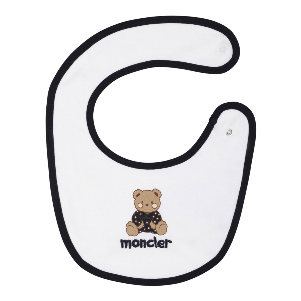 White Cotton Bodysuit And Bib Set