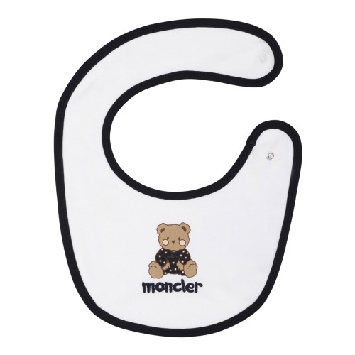 White Cotton Bodysuit And Bib Set