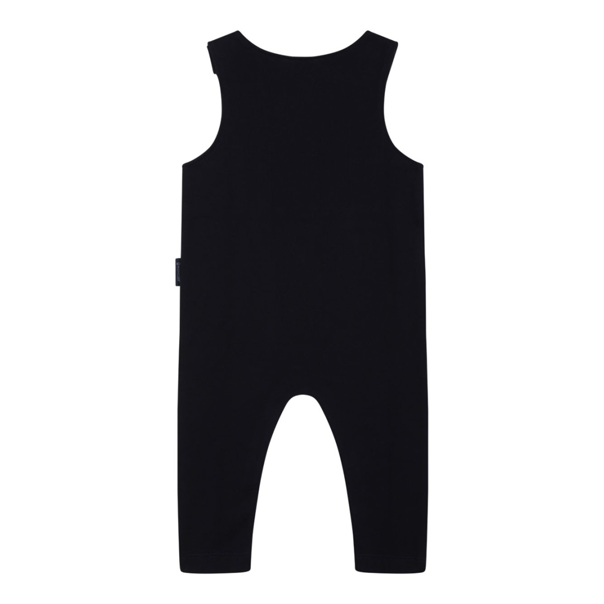 Blue Crew Neck Onesie With Striped