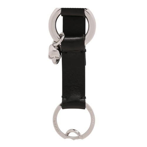 Black Skull Charm With Ring 2