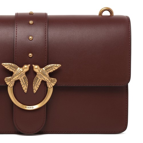 Burgundy Wine Classic Love One Shoulder Bag