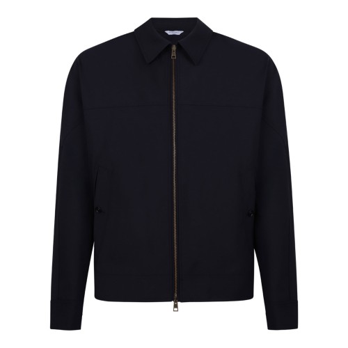 Boglioli Zip-Up Jacket Navy