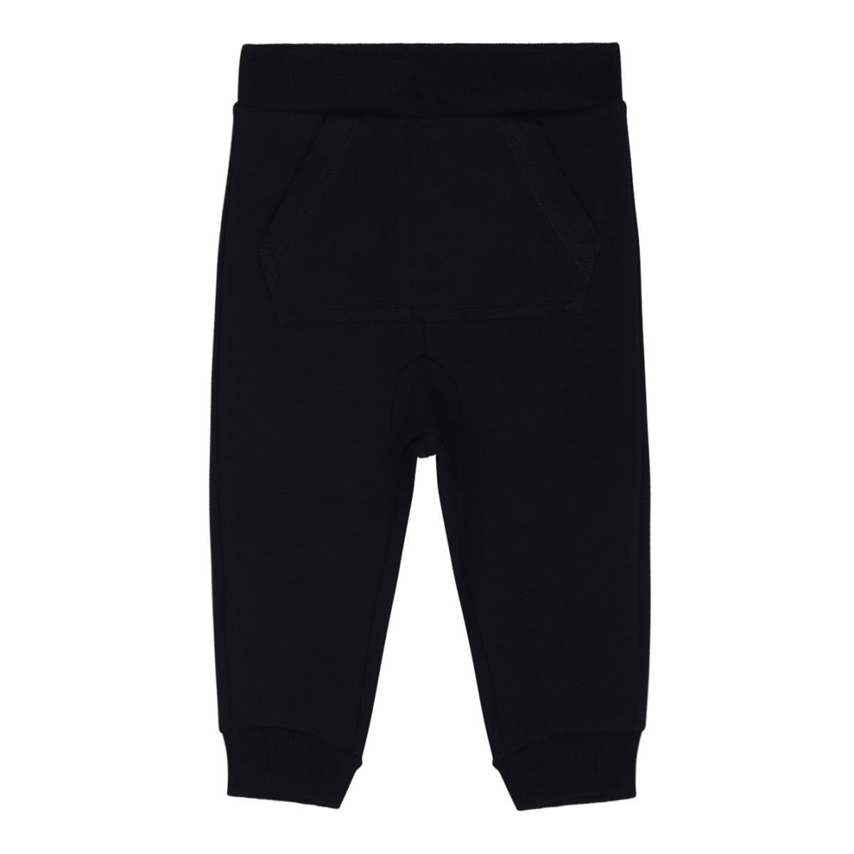 Navy Blue Sweater and Sweatpants Set with Logo