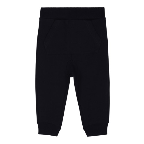 Navy Blue Sweater and Sweatpants Set with Logo